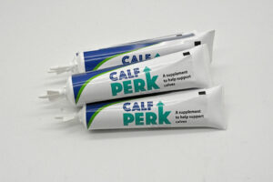 Photo of three Calf Perk tubes