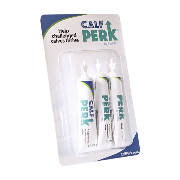 Photo of a three pack of Calf Perk