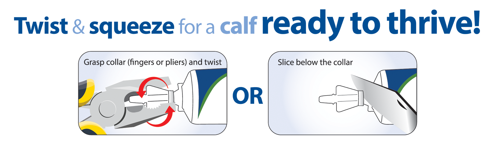 Calf Perk opening directions