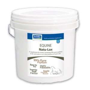 Photo of a pail of Equine Natu-Lax® supplement for horses